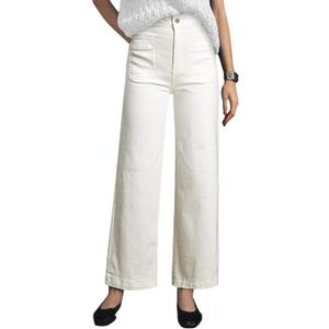 Astylish Womens Jeans Wide Leg High Waisted Stretchy Straight Leg Jeans Trendy Ankle Denim Pants with Patch Pocket