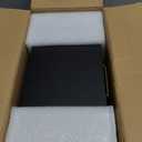 Bamboo Desk Organizer with Drawers, Mail Organizer Countertop Wood Desk Drawer Tabletop Storage Organization Pen Holder Letter Sorter Makeup Organizer for School Home Office (Black)