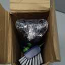 EHADOO Floor Scrub Brush with Long Handle: 3 in 1 Heavy-Duty Floor Scrubber Brush with Squeegee for Cleaning Tile Bathroom Deck Kitchen Patio