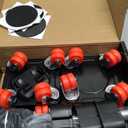 WOUOW Furniture Mover Ultra with 8 Wheels  Upgraded Double-Wheel Design, Carbon Steel Panel Heavy Duty Dolly with Lifter, Max Load 2200 LBS, More Stable & Smoother Moves (5.55.5 in)