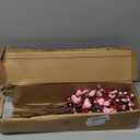 36 Pcs Valentine's Day Decorations Valentine's Day Berry Picks 17 Inch Artificial Pink Heart Shaped Berry Picks with Red Pink Berries Floral Stems for Weddings Anniversaries Birthday Parties