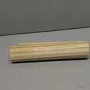 PH PandaHall 50pcs Split Wood Dowel Rods, 12 Inch x 1/2 Inch Half Wooden Dowels Unfinished Fluted Molding Wood Crafts Sticks Doweling Rods for Crafts DIY Mini Dollhouse Projects Making