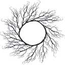 Nearly Natural 23" Pre-Lit Black Twig Halloween Wreath with 60 LED Lights
