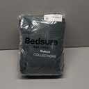 Bedsure Cotton Duvet Cover Queen - 100% Cotton Waffle Weave Forest Green Duvet Cover Queen Size, GentleSoft and Breathable Bedding Set for All Season, 3 Pieces, 90"x90"