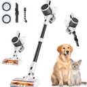 Cordless Vacuum Cleaner for Home, 8-in-1 Lightweight Stick Vacuum with 45Mins Runtime, Powerful Suction, Anti-Tangle, Rechargeable Cordless Vacuum for Hardwood Floor Carpet Pet Hair, W-N5