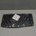 EDJO Wireless Keyboard,2.4G USB/Bluetooth Dual-Channel Connection, Full Size Wave Keys Ergonomic Keyboard with Soft Wrist Rest for Windows, Mac OS Desktop/Laptop/PC(Black)