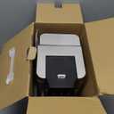 Single Serve Coffee Maker for K-Cup Pod & Grounds, Hot and Iced Coffee Maker, 6 to 14oz Brew Sizes, 50oz Removable Reservoir, Strong Button Feature, Fit 6.5" Mugs, Stainless Steel, Black (11.2 Inch)