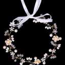 Flower Girl Headpiece Hair Accessories for Wedding, First Communion (F1)