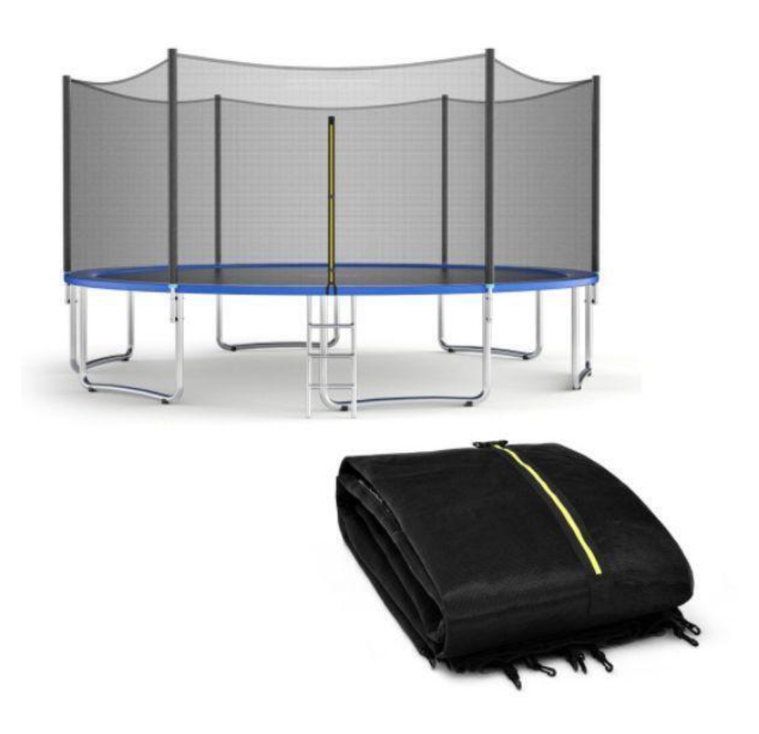 Total Tactic TW10022 16 ft. Trampoline Safety Replacement Protection Enclosure Net Total Tactic TW10022 16 ft. Trampoline Safety Replacement Protection Enclosure Net
