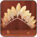 Gortin Gold Leaf Crown Wedding Headband Goddess Halo Crown and Tiara Bridal Princess Headpiece Costume Headwear Hair Accessories for Women