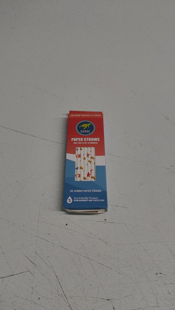 SURGE JUMBO PAPER STRAWS 30 pcs