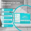 2026 New Sticky Ear Cleaning Stick, Sticky Ear Cleaner Gentle Ear Care, Reusable Soft, Portable Ear Pick, 3 Box(72 pcs)
