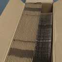 RLAVBL 6x4x3 Small Shipping Boxes Set of 40, Brown Corrugated Cardboard Mailer Box for Packing, Mailing, Business