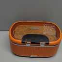 35W Ultrasonic Jewelry Cleaner, 45KHz Retainer Cleaner for Jewelry, 5 Timer & 3 Power Modes, Eyeglasses, Rings, Watch Strap, Dentures - 20oz, 304 Stainless Steel Tank, Quiet <38dB (Orange)