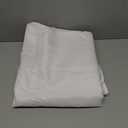 HolidayIdeas 2 Pack Square Fitted Table Covers - 34 x 34 Inch - Fabric Table Clothes Versatile Tablecloths for Parties, Holiday Dinner, Trade Show, Vendor Stand (White)