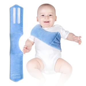 Torticollis Pillows for Infants Baby Neck Support Pillow Infant Newborn Head Shaper Correction Cusion Adjustable Toddler Kid Head Positioner for Car Seat Travel (Blue)