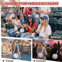 2 Pack Baseball Mom Gifts Purses Women Crossbody Bags Canvas Round Shoulder Adjustable Strap Baseball Essentials for Team Mom Birthday Gifts Mother Wife Sports Lovers Daily Use