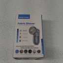 BEAUTURAL Fabric Shaver and Lint Remover, Sweater Defuzzer with 2-Speeds, 2 Replaceable Stainless Steel Blades, Battery Operated, Remove Clothes Fuzz, Lint Balls, Pills, Bobbles Gray