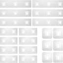 Lsnisni 20 Pack Shower Caddy Adhesive Replacement, Waterproof Shower Shelf Adhesive Strips, Strong Flat Hooks for Bathroom Storage Shelves and Kitchen Racks No Drilling, Clear