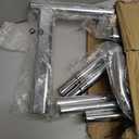 EAGMAK Heavy Duty Clothes Rack Load 420 LBS, Rolling Garment Rack with Lockable Wheels, Standing Metal Clothing Rack with Shelves, Portable Wardrobe Sturdy Coat Rack for Hanging Clothes (Silver) (43.318.963)