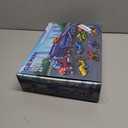 City Transporter Truck Building Set with 7 Sports Cars - Adjustable Loading Ramp Tow Semi Truck with Carrier & Trailer Building Toy Pretend Play Birthday Gifts for Kids Boys Girls Aged 8-14