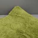 Super Soft Area Rugs Shaggy Carpet for Bedroom Living Room Dining Room Kids Room Bedside Home Decor 1 feet Round,Lime Green