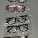5 Pack Reading Glasses for Women Men, Blue Light Blocking Computer Readers UV Glare(Multicolor, 1.0x)