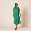 Amazon Essentials Women's Regular-Fit Georgette Short Sleeve Top (XXXL)