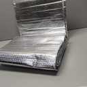 MRPAPA Double Reflective Insulation Foam, 48" x 10 Ft Reflective Window Radiant Barrier B2 Fireproof Bubble Insulation Roll for Keep Heat, Thermal Heat Block Shield - Engineered Foil