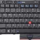 New Laptop Keyboard with Pointer Compatible with Lenovo ThinkPad T400S T410 T410S T410I T410SI T420 T420I T420S T510 T510I T520 W510 W520 X220 X220I X220S X220T US Layout Black