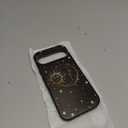 Boaretiu Cute Kawaii Case for Google Pixel 9/9Pro Phone Case with Kickstand - Fashion 360 Sticky Rotate Ring Holder Design for Women Girls Girly for Google Pixel 9/9Pro Case, Sun Moon