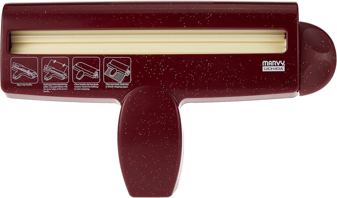 Uchida Corru-Gator Paper Crimper, 8-1/2-Inch, Straight