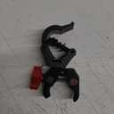 U Lock Holder/Clamp for Kryptonite Heavy Duty Bike Lock - All Metal Securely Flashlight Holder Clip Mount for Bicycle Scooter Lights, No Rattle, Ultra Quiet Ride