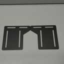 2 PCS Bed Frame Brackets Adapter for Headboard Extra, Full to Queen Conversion Kit, Heavy Duty Bed Modification Plate, Headboard Attachment for Metal Bed Frame, Headboard Adapter Kit with Hardware