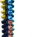 Carousel Kcup Organizer For Countertop Hold 40 Original Line Capsules Pods Black Steel Kpod Coffee Pods Holder For Breakroom, Office, Coffee Station