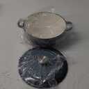 Dutch Oven Pot with Lid 4.8 qt Enameled Cast Iron Dutch Oven for Bread Baking Slateblue