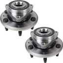 PAROD Pair 513277 Wheel Bearing and Hub Assembly Front/Rear Compatible with 08-17 Buick Enclave, 09-17 Chevy Traverse, 07-16 GMC Acadia, 07-10 Saturn Outlook 6 Lugs w/ABS
