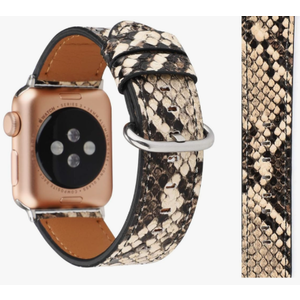 for Apple Watch Band 49mm 46mm 45mm 44mm 42mm 41mm 40mm 38mm, 3D Snakeskin Pattern Print Soft Leather Watch Strap Replacement Wristband for iWatch Series Ultra 10 9 8 7 6 5 4 3 2 1 SE