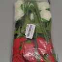 Tifuly Roses Artificial Flowers - 12 pcs Realistic Long Stem Fake Roses Mashup Style Silk Roses for DIY Bouquets Wedding Centerpieces Arrangements Home Party DecorWhite & Red