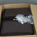 Raised Garden Beds Outdoor, Polypropylene Elevated Planter Boxes Outdoor for Vegetables, Flowers, Herbs, Garden Box with Drain Outlet, Heat and Frost Resistance Planters, 300lb Capacity (46X15X20in)