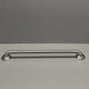 Moen Home Care Bathroom Safety Designer24 Inch Handicap Grab Bar for Bathtub and Shower with Curled Grip, Elderly Assistance Product, Brushed Nickel, LR8724D3GBN