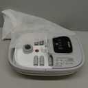 HOSPAN Collapsible Foot Spa with Heat, Bubble, Red Light, and Temperature Control, Foot Bath Massager with 8 Shiatsu Massage Rollers, Pedicure Foot Spa for Relaxation and Stress Relief (Gray)