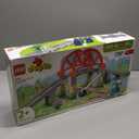 LEGO DUPLO Town Train Bridge and Tracks Expansion Set - 10 Extra Pieces of Train Tracks - Preschool and Toddler Train Set, Ages 2+ - Building Toy for Boys and Girls - 10426