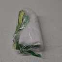 3pcs Tennis Hand Towels Cotton Embroidered Racket Love Bathroom Towels for Women Men Cotton Absorbent Soft Kitchen Towel Tennis Lover Gift for Player Team Sports, 14 x 29 Inch (Green, White, Yellow)