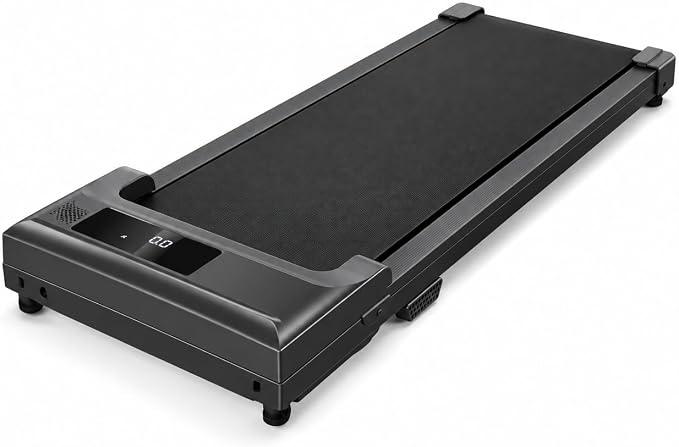 Walking Pad Treadmill for Home - Under Desk Treadmills Mini Portable Walking Running Machine Slim Compact Small Lightweight Motorized Electric Treadmill with Adjustable Speed Remote