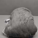 Electric Heated Blanket 72"x84" Full Size - Dual-Sided with Microplush & Sherpa Fabric, 4 Heat Settings & 10 Hours Auto Off, Machine Washable - Light Gray