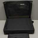 Stadium Seats for Bleacher Chairs with Back Support and Soft Cushion, Wide Portable 600D Water-Resistant Padded Stadium Seat (16.5 x 10.8 inch, Black)