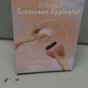 Reusable Silicone Sunscreen Applicator for Body & Face - Travel Size with Refillable Roller Sponge No-Waste Lotion Applier for Kids, Adults, Family (Purple)