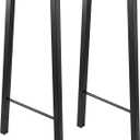 ALLCOS Bar Table Legs 40 Inch Metal Dining Table Legs Heavy Duty Metal Desk Legs Coffee Table Legs, Black, Set of 2