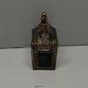 Moroccan Lantern Lamp Decorative Candle Holders for Ramadan Decorations, Hanging, Outdoor Patio or Porch, Indoor Home Decor11.6inch Bronze